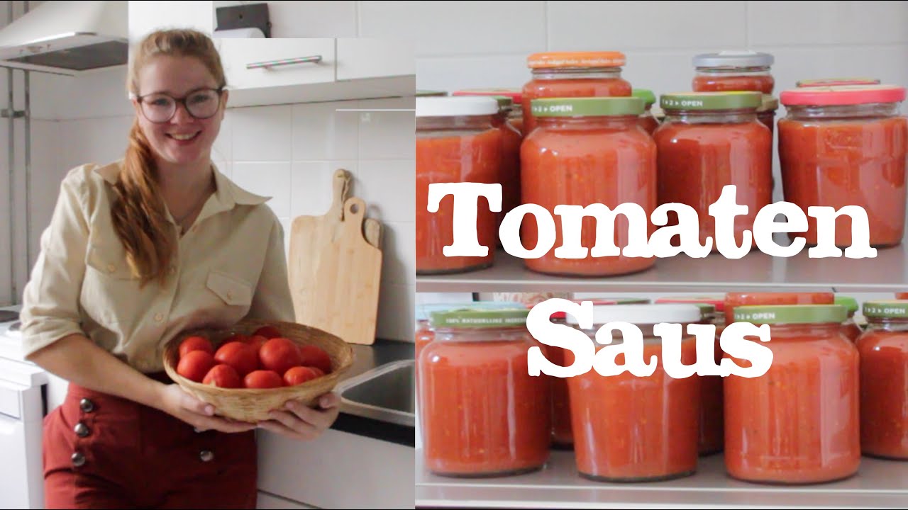 TOMATEN SAUS MAKEN | maak je eigen saus in