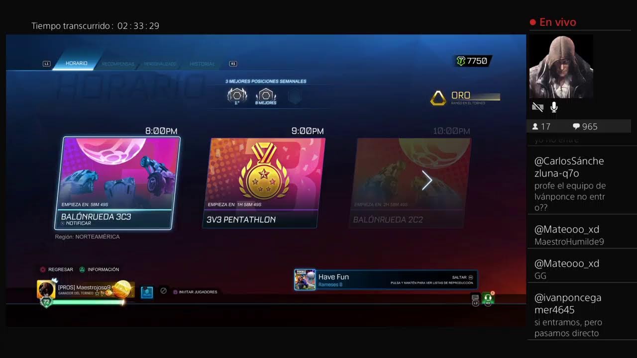 63Vo Torneo de Rocket League C. T