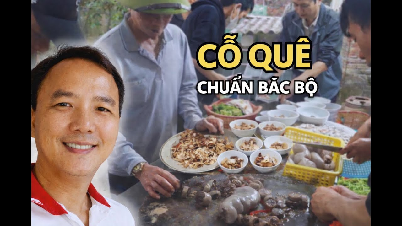 Cỗ Quê Thái Bình | Cỗ Làng Xưa Chuẩn Vị , Cả Làng Chung Mâm