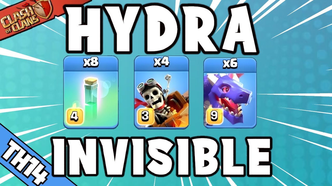 🐉 NUEVA ESTRATEGIA DE ATAQUE [6 DRAGONES + 4 MONTADRAGONES + 8 INVISIBILIDAD] [TH14] |2023| |CoC|