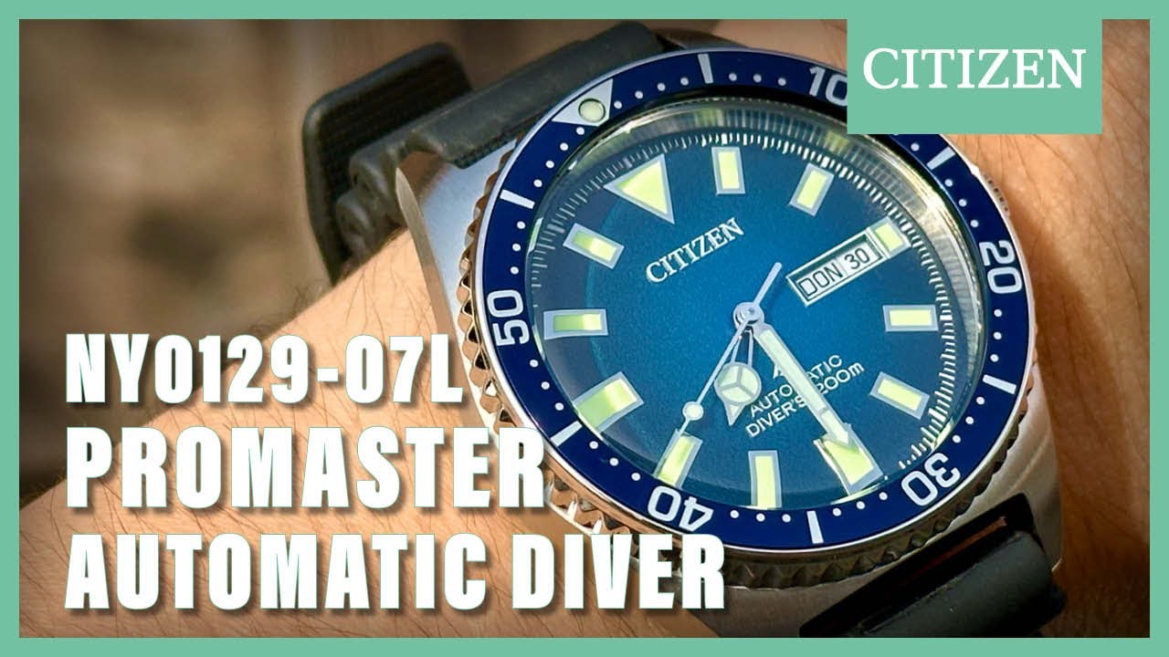Unboxing The Citizen Diver Automatic NY0129-07L