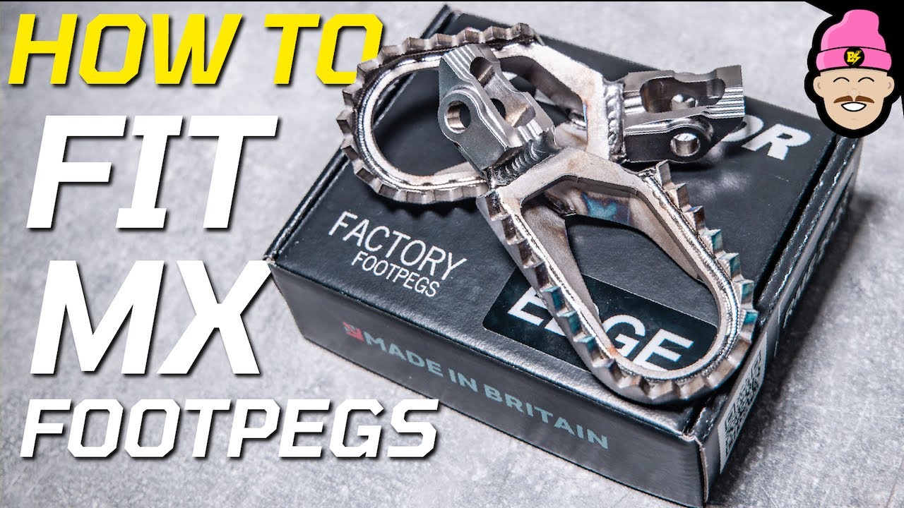 FITTING RAPTOR FOOTPEGS TO ANY ENDURO BIKE WITH 1OK LEE