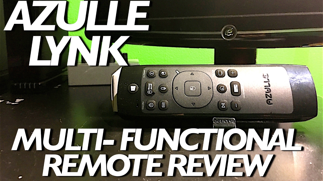 Azulle Lynk Multi-Functional Remote Control Review 2017 w/ Backlit Keyboard