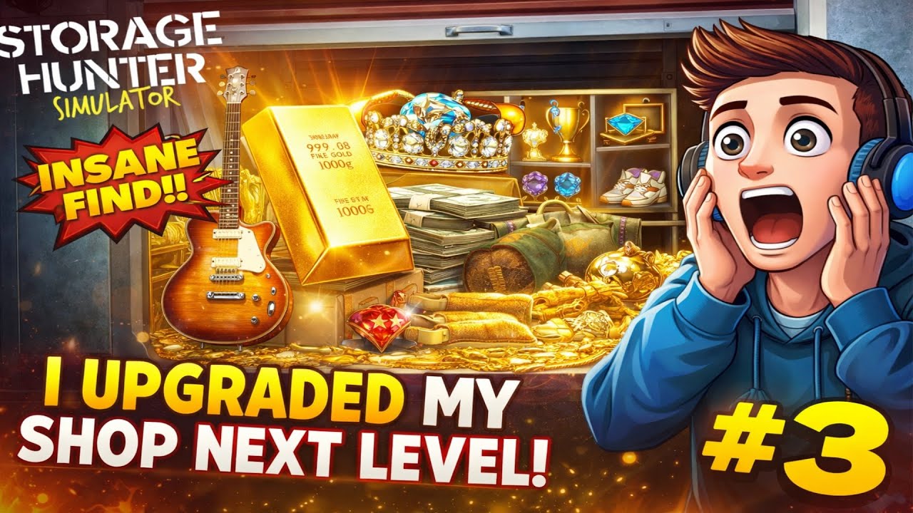 😱 Legendary Storage Mil Gaya! Shop Next Level Upgrade 🔥| STORAGE HUNTER SIMULATOR 😱 Part 3 |