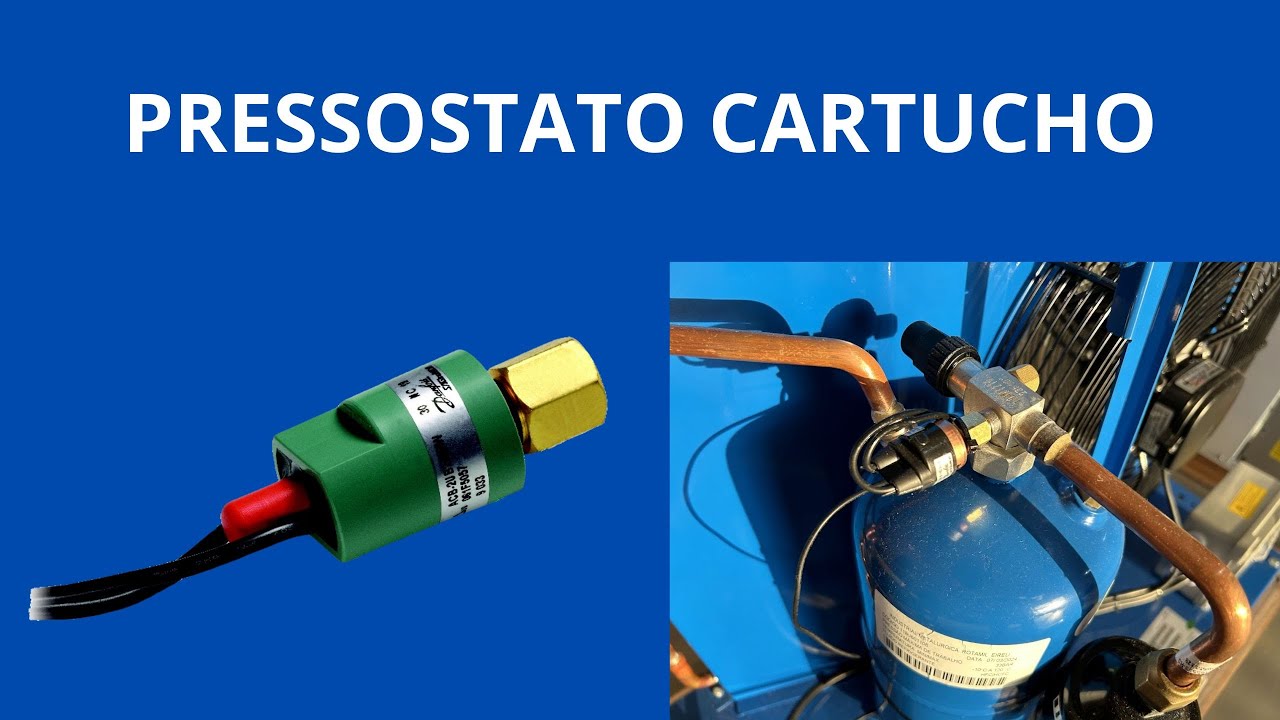 Pressostato Tipo Cartucho para Refrigeração e Ar-Condicionado - Exemplos Condensação e de Alta NA NF