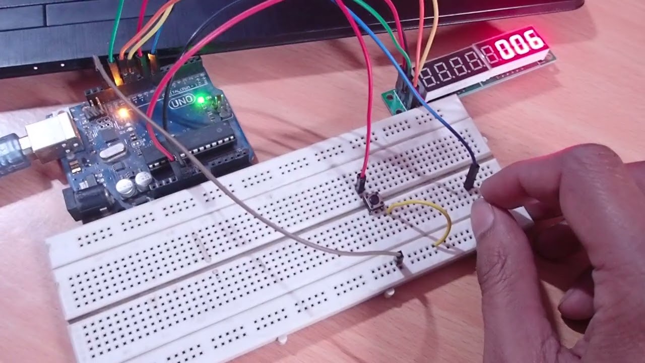 Arduino-based token display board controller demonstration