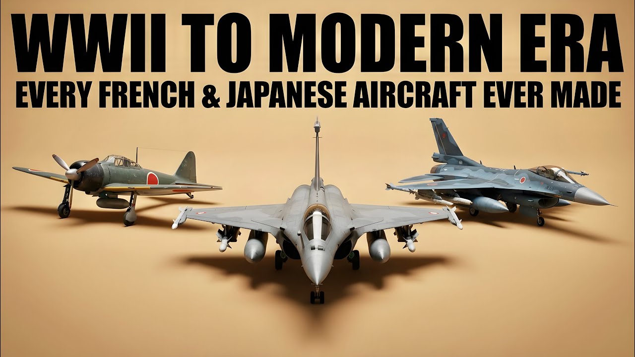 Every French & Japanese AIRCRAFT Ever Made