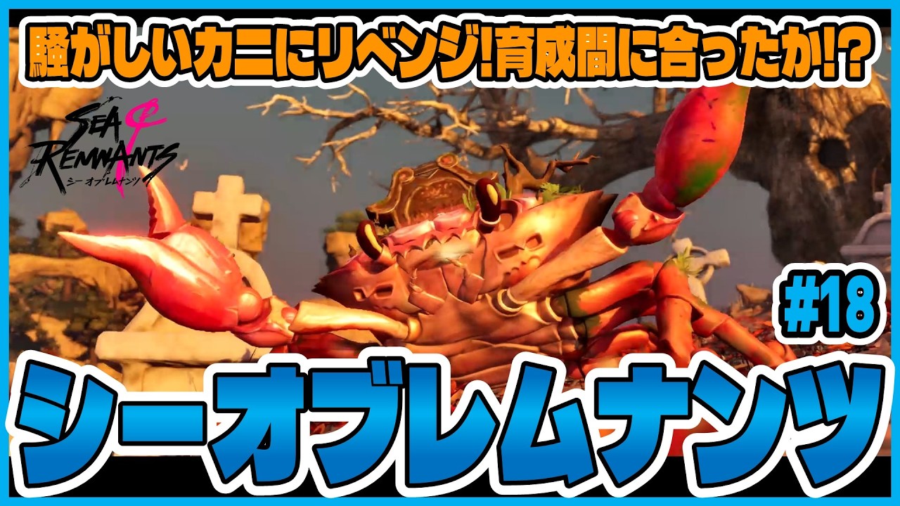 【シーオブレムナンツ】主人公火力！RS横並び雑魚処理！修道女回復！三位一体連携でカニにリベンジ！【#18】