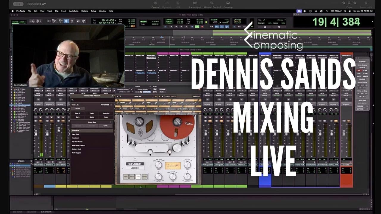 Mixing Live w Dennis Sands (Action Cue)