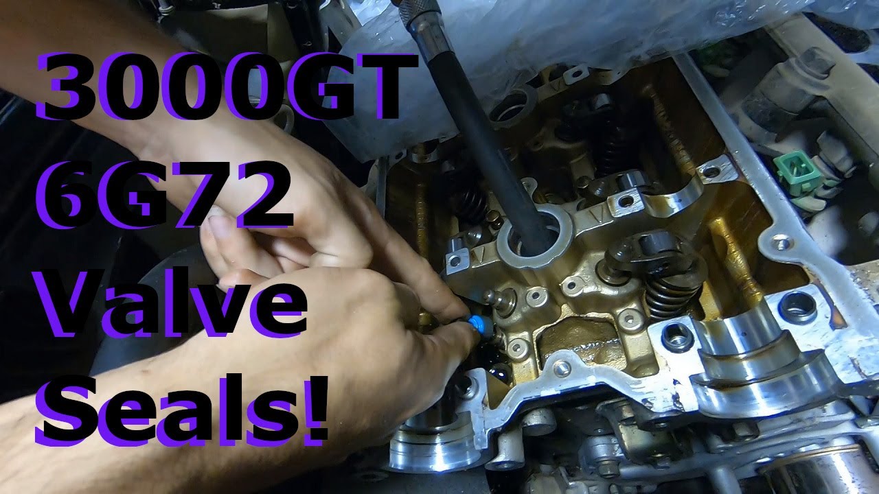 Mitsubishi 3000GT 6G72 V6 Valve Seals Replacement!