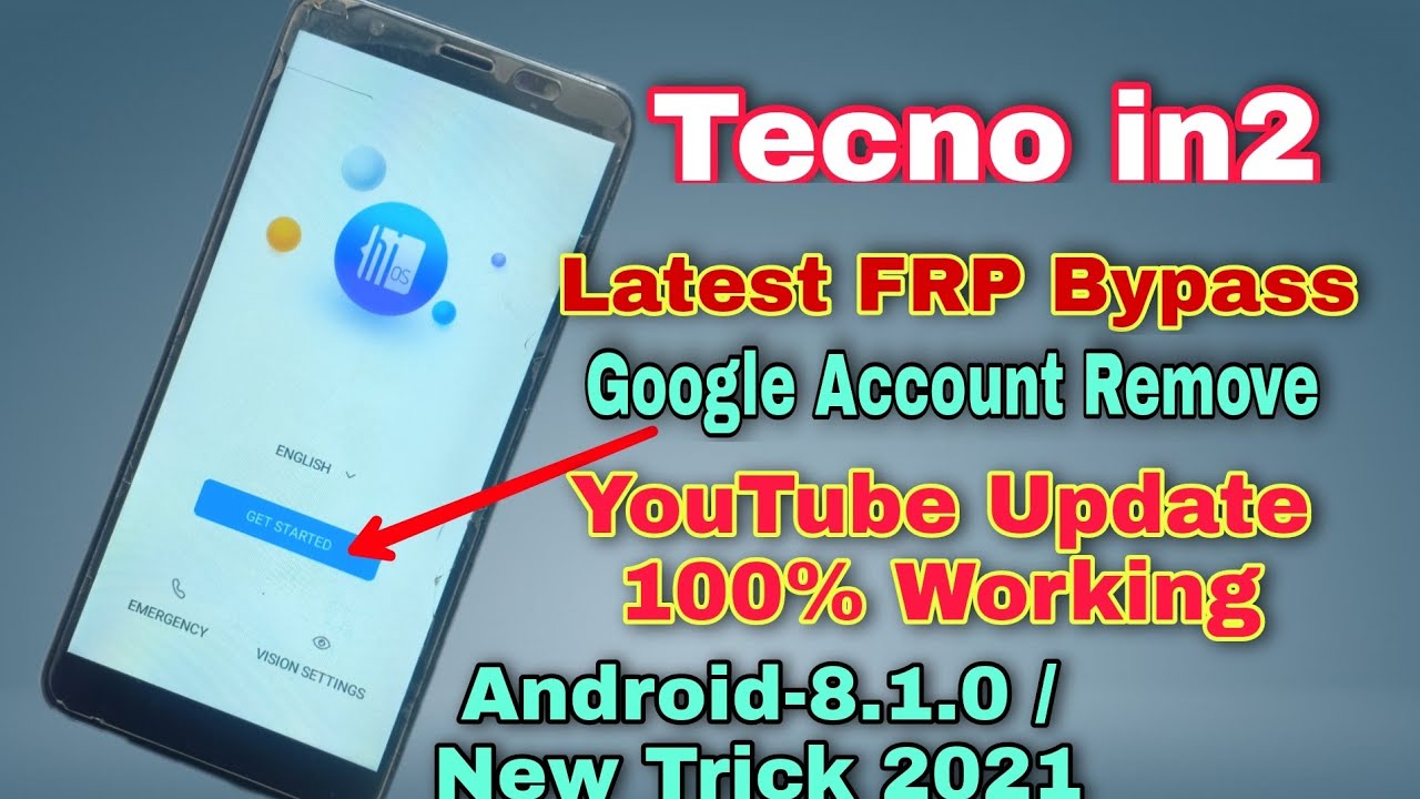 Tecno IN2 FRP Bypass Without PC 100% Working All Tecno IN2 Google Account Bypass/new Method
