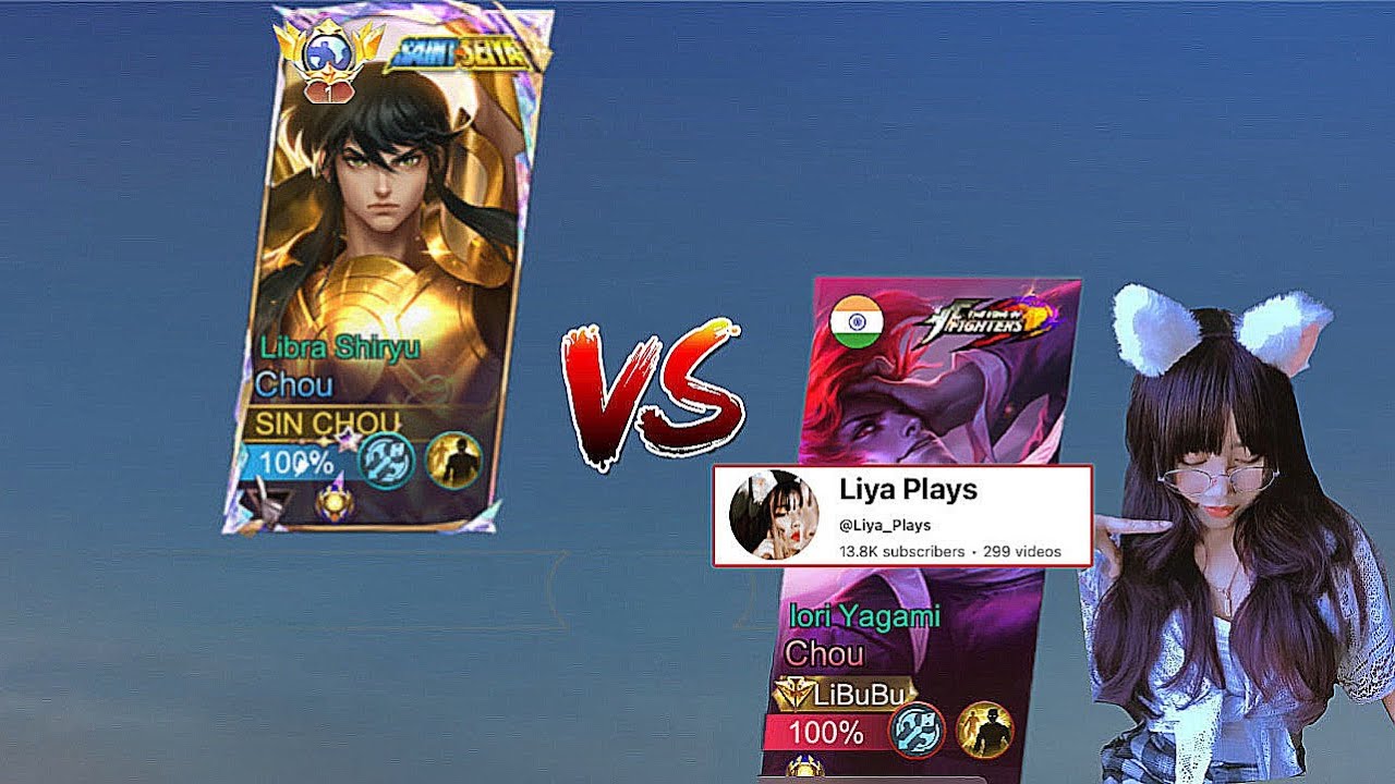 GLOBAL 1 CHOU vs LIYA PLAYS(1v1 CUSTOM CHOU!!) - WHO WINS?