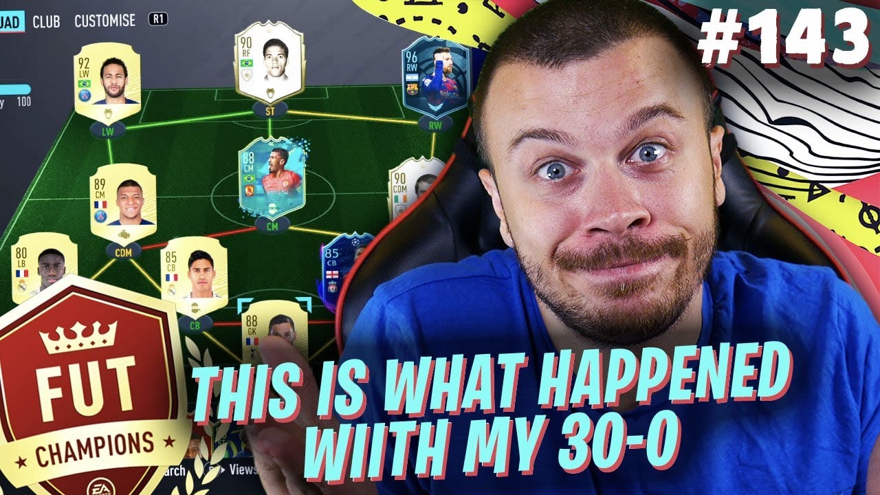 FIFA 20 THIS IS WHAT HAPPENED WITH MY 30-0 TOP 100 FUT CHAMPIONS DREAM in ULTIMATE TEAM!