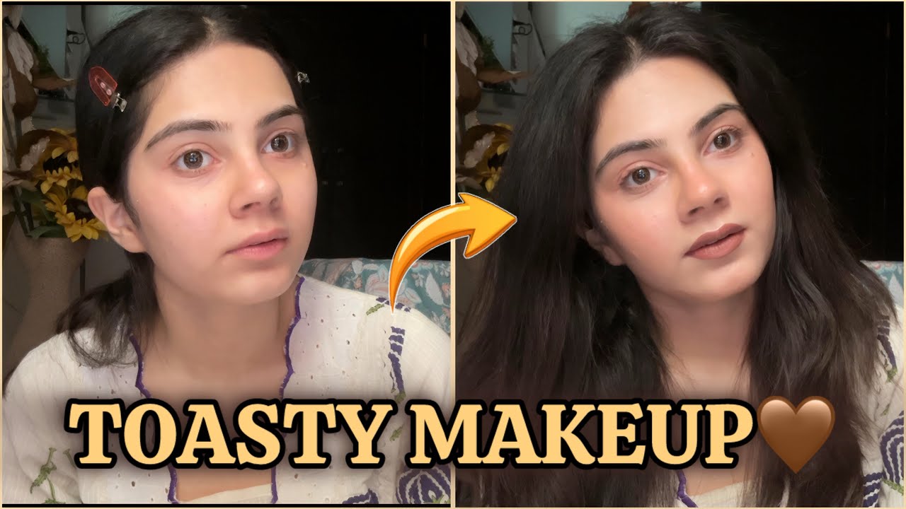 The Viral Toasty Makeup Look 🔥 Soft Warm Glam Tutorial 🤎