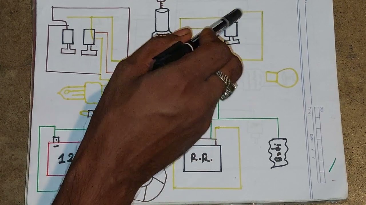 মোটরসাইকেল হেডলাইট ওয়্যারিং কিভাবে কাজ করে? how to work motorcycle headlight wiring.