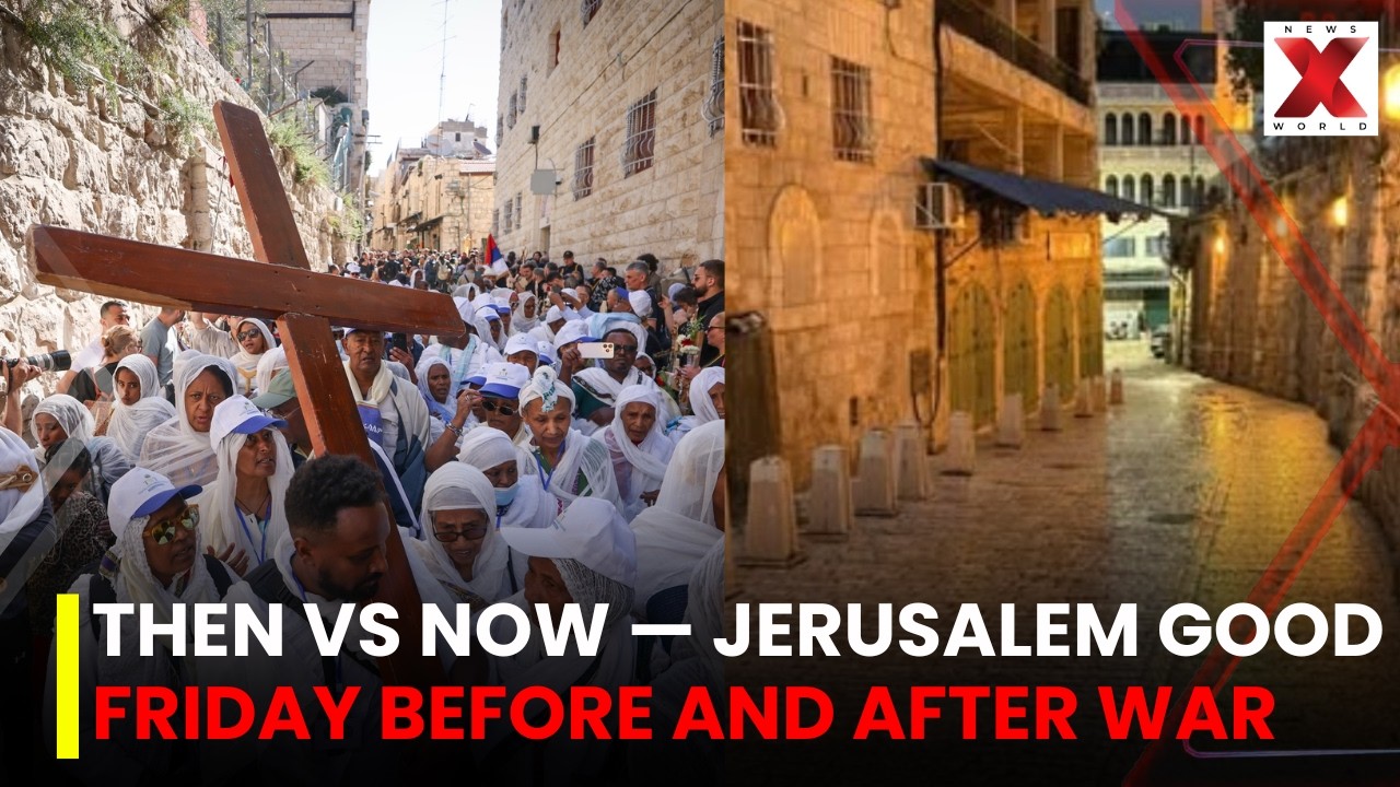 Jerusalem's Old City Falls Silent on Good Friday &mdash; War Keeps Worshippers Away | NewsX World
