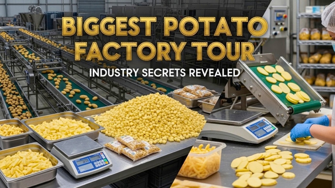 The BIGGEST Potato Factory TOUR Reveals Industry Secrets@NextGenprocess