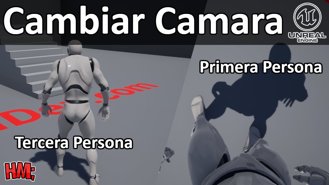 🎓 Tutorial Unreal Engine 4 Español | Cambiar Camara Primera y Tercera Persona