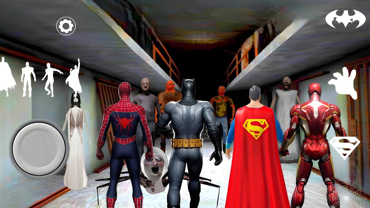 Playing As Superman, Ironman, Batman & Spiderman In The Twins Remake Game 