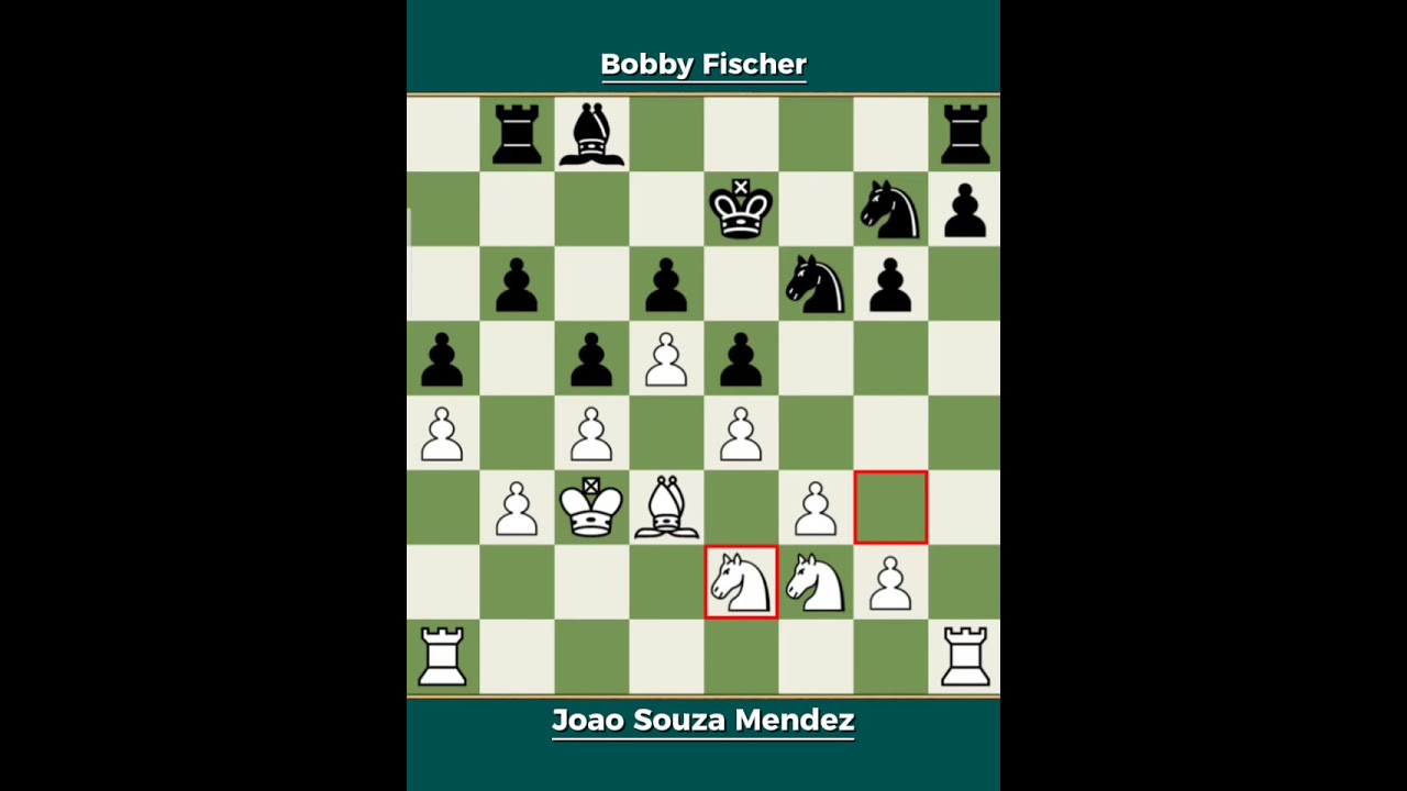 João Souza Mendes vs Bobby Fischer ◉ Santiago 1959: Rising Star in South America