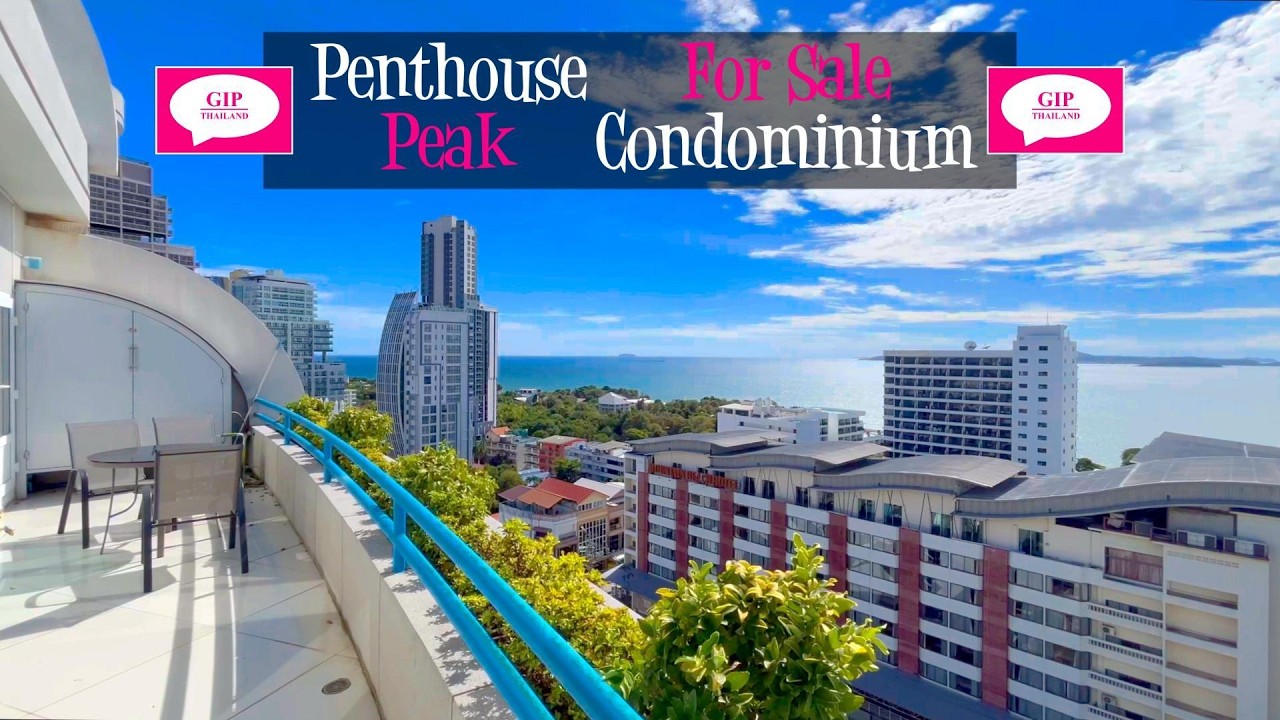 PENTHOUSE Peak Condominium, Cosy Beach, Pattaya, 2 Bedroom, 4 Bath, ฿15,500,000, Foreign Quota, Sale