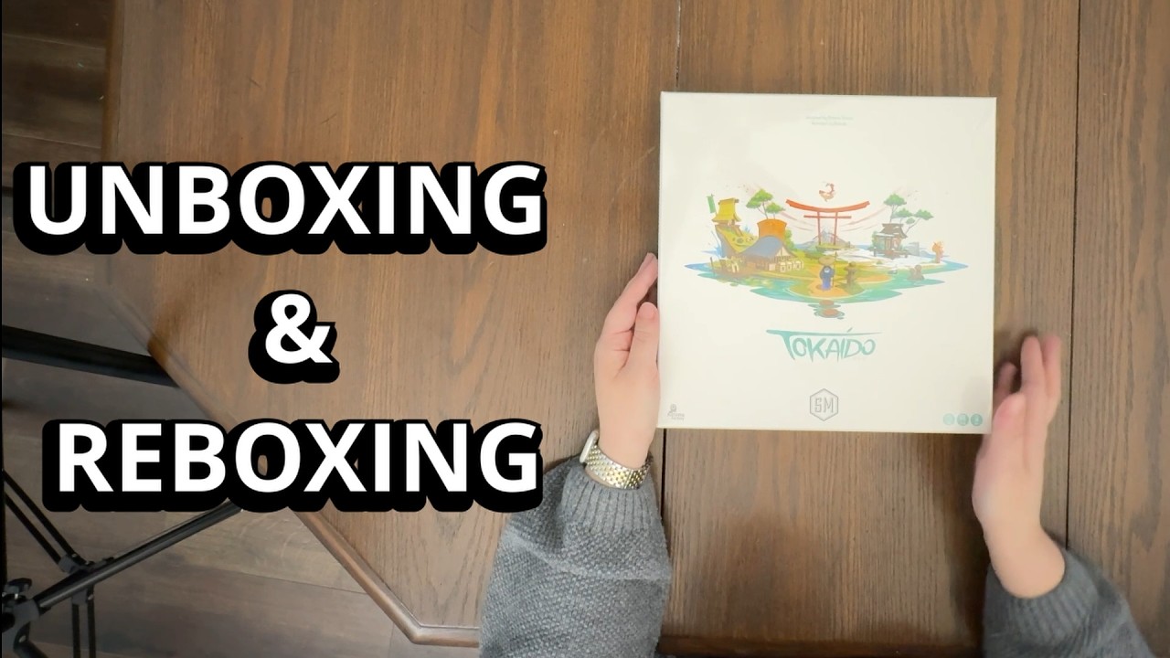 Tokaido - Board Game Unboxing & Reboxing  - What's Inside the box?