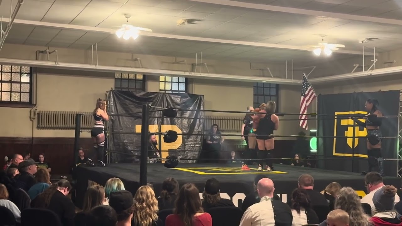 Angel Morningstar and Rory Shield w/ AJ Abrams vs. Tootie Lynn and Seneca Sunshine 