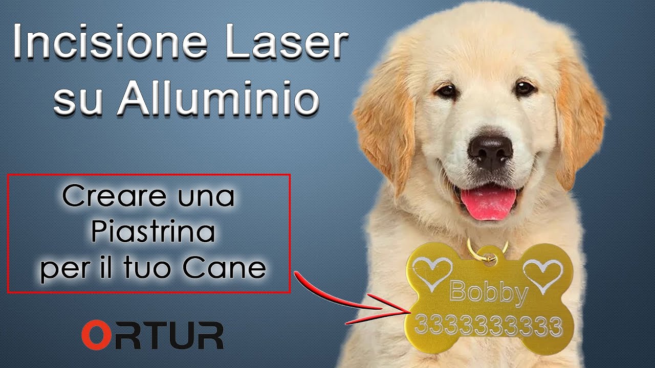 Incisione laser su Alluminio. Come creare una piastrina per il tuo Cane/Gatto. Idea di business!! 🤑