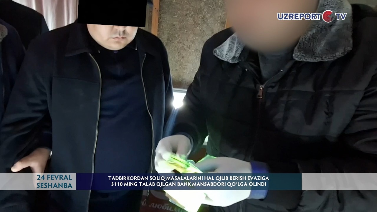 Soliq masalalarini hal qilib berish evaziga $ 110 ming talab qilgan bank mansabdori qo‘lga olindi