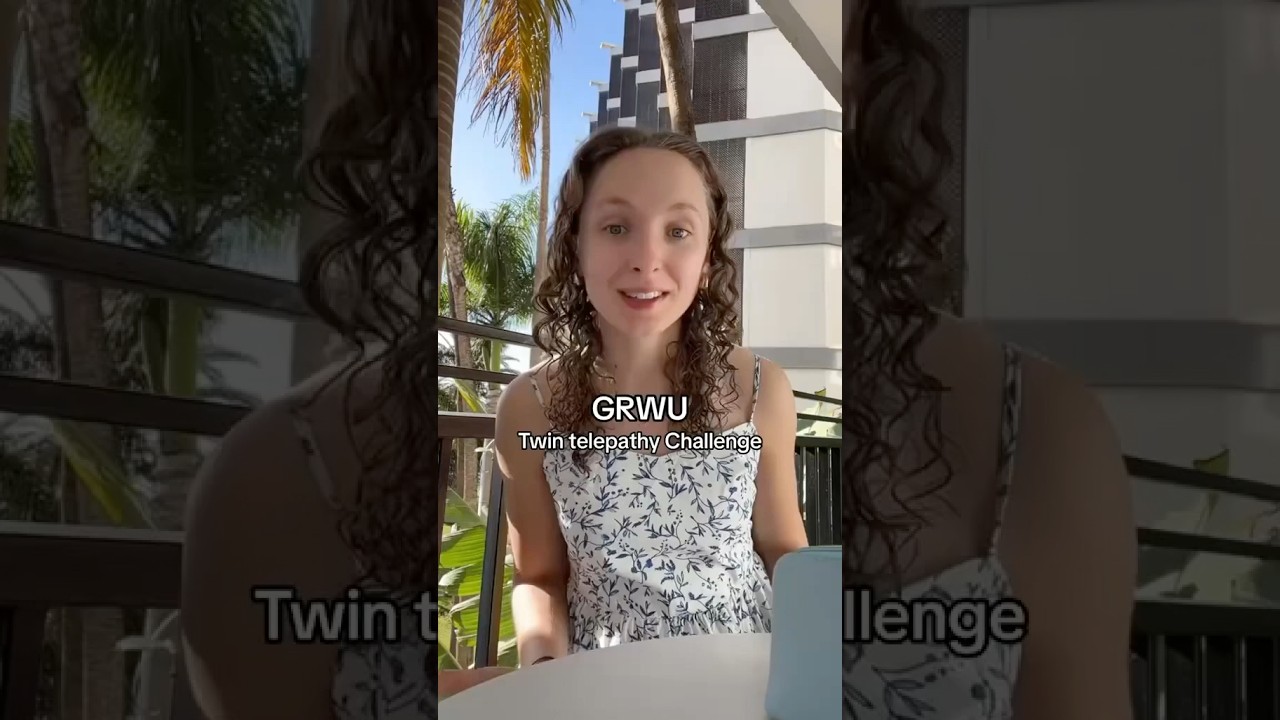 GRWU - Kan vi l&auml;sa varandras tankar?🤯👯&zwj;♀️ #twins #telepathy