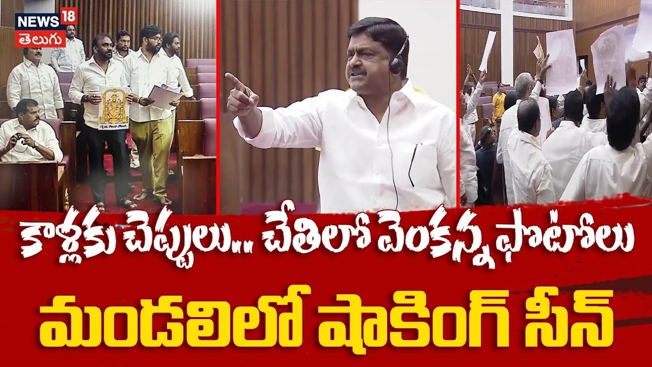 🔴LIVE | YSRCP MLCs Accused of Hurting Hindu Sentiments | సభలో వెంకన్న ఫొటోలతో వైసీపీ నిరసన | N18L