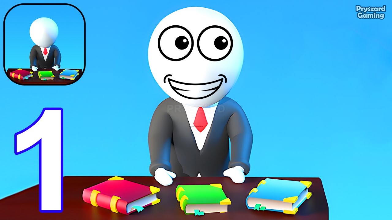 My Dream Library - Gameplay Walkthrough Part 1 Stickman Library Manager Math, History Books Unlocked