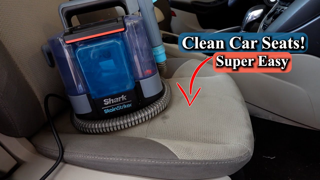 How to Clean Car Seats with the Shark Stain Striker