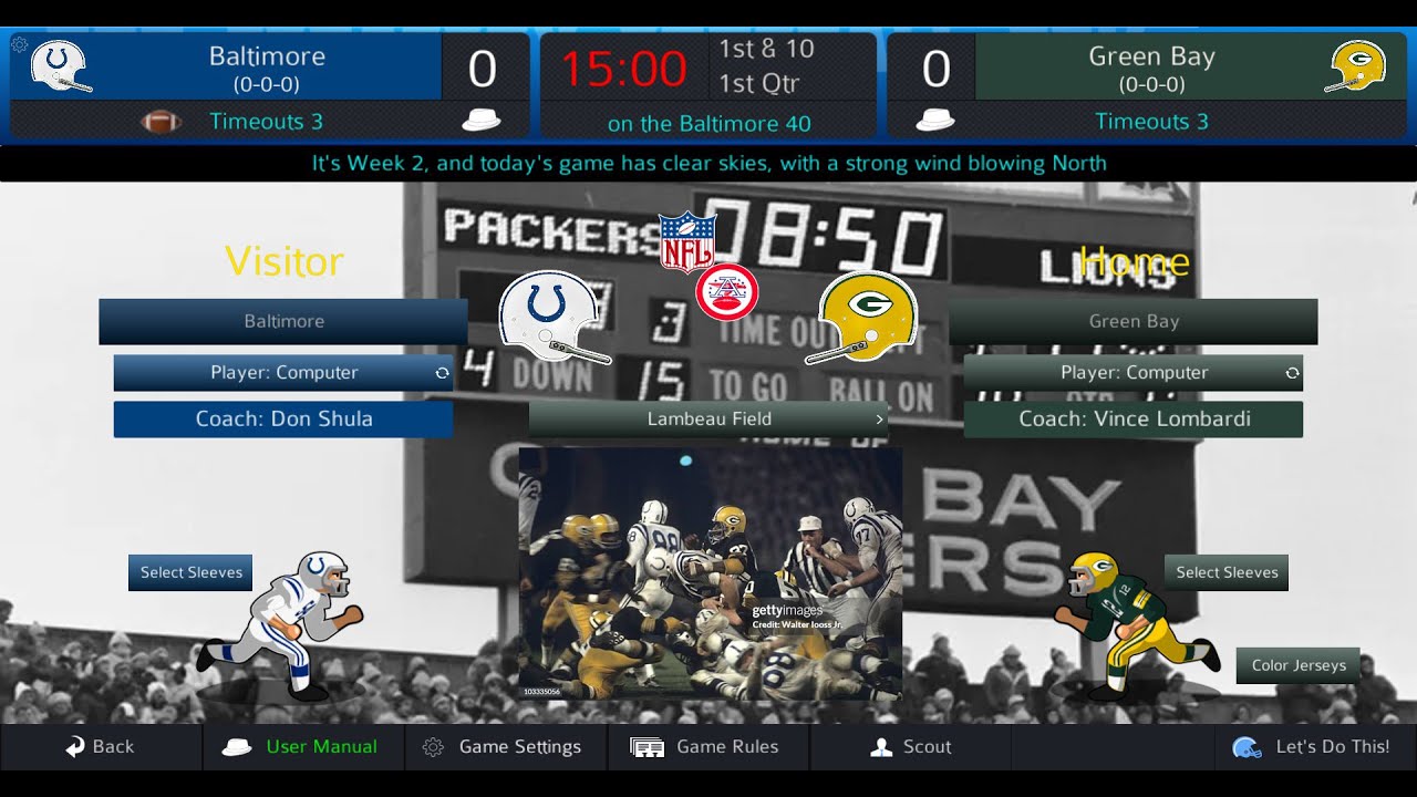 Pro Strategy Football 2026 early look - 1966 Week 2