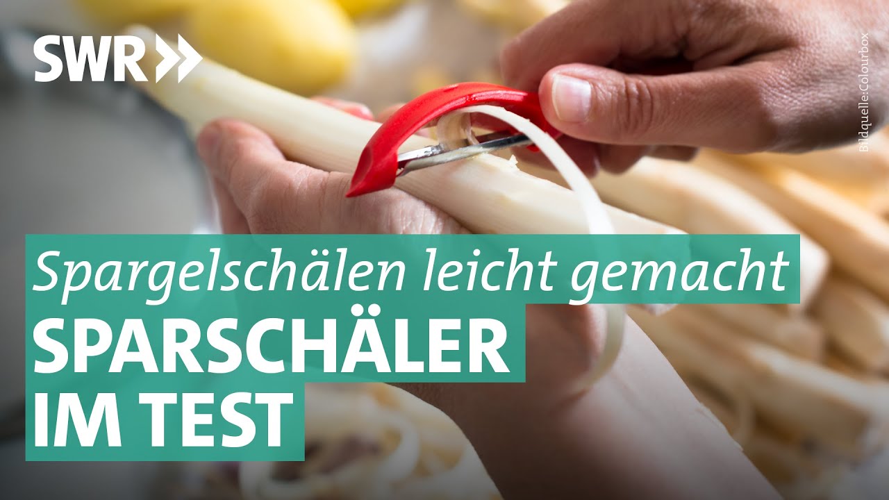Spargelschäler im Test: Diese Modelle taugen was | Marktcheck SWR
