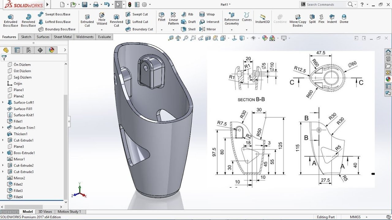 SolidWorks Part Design for CSWA CSWP CSWE 1