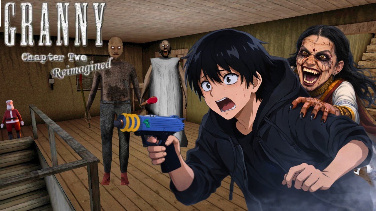Granny 2 Reimagined with Maya(Ek Pishachini) 😱 | Main Door Escape Horror Gameplay