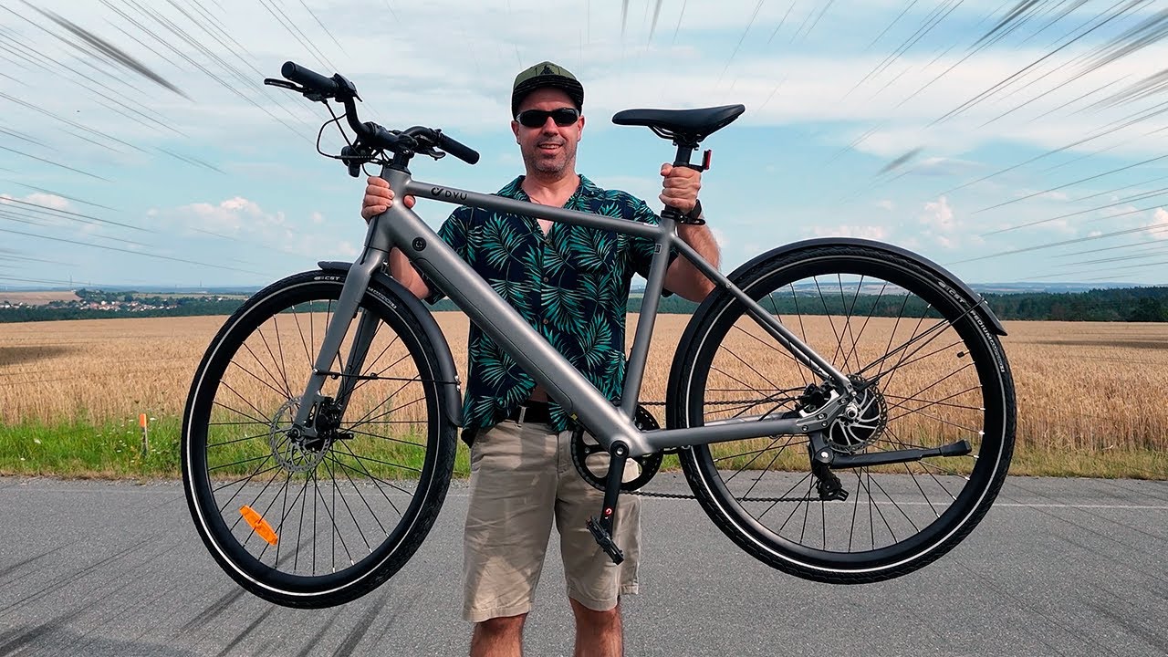 La bicicleta eléctrica urbana más económica: E-BIKE DYU Stroll 1 700C