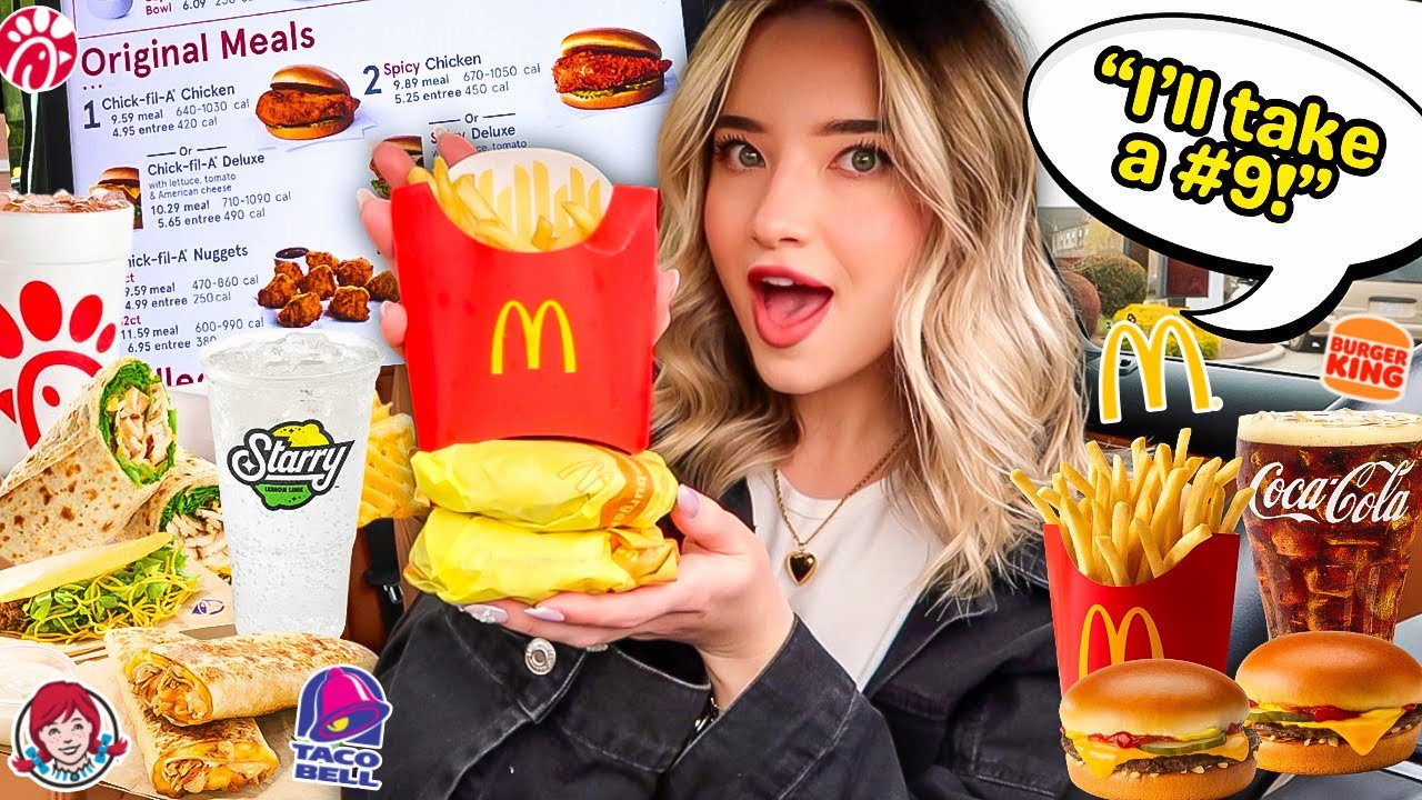 I Ordered The LAST COMBO ON THE MENU At Every Fast Food Drive Thru!!