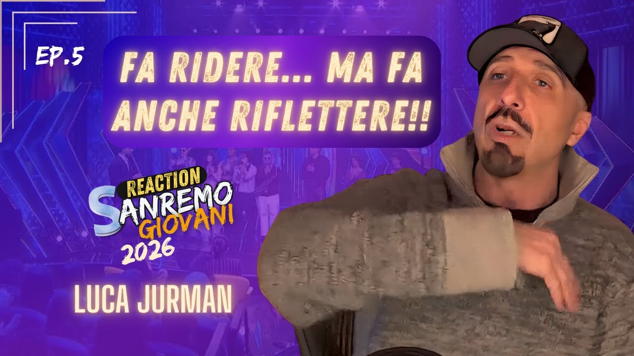Sanremo Giovani'26 ep.5- Fa ridere, ma fa anche riflettere!! - REACTION