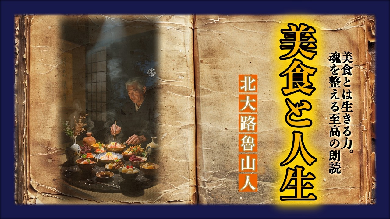 【眠れる朗読】北大路魯山人『美食と人生』｜至高の美意識と眠る夜
