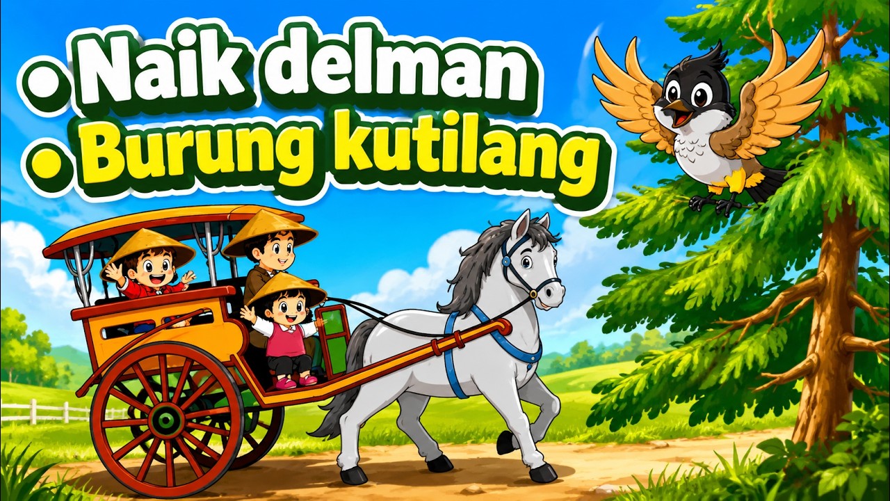 Naik Delman, Burung Kutilang (Medley) - Lagu Anak Indonesia Populer