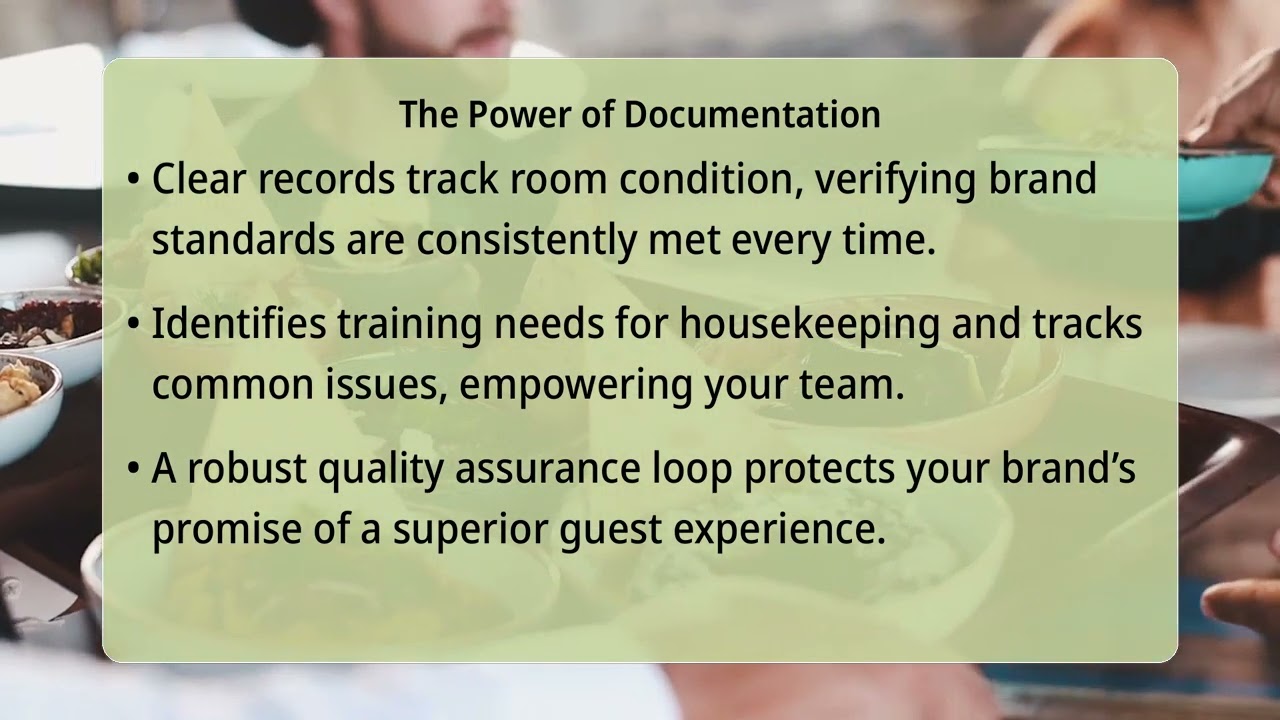 How To Document Final Hotel Room Quality Checks?