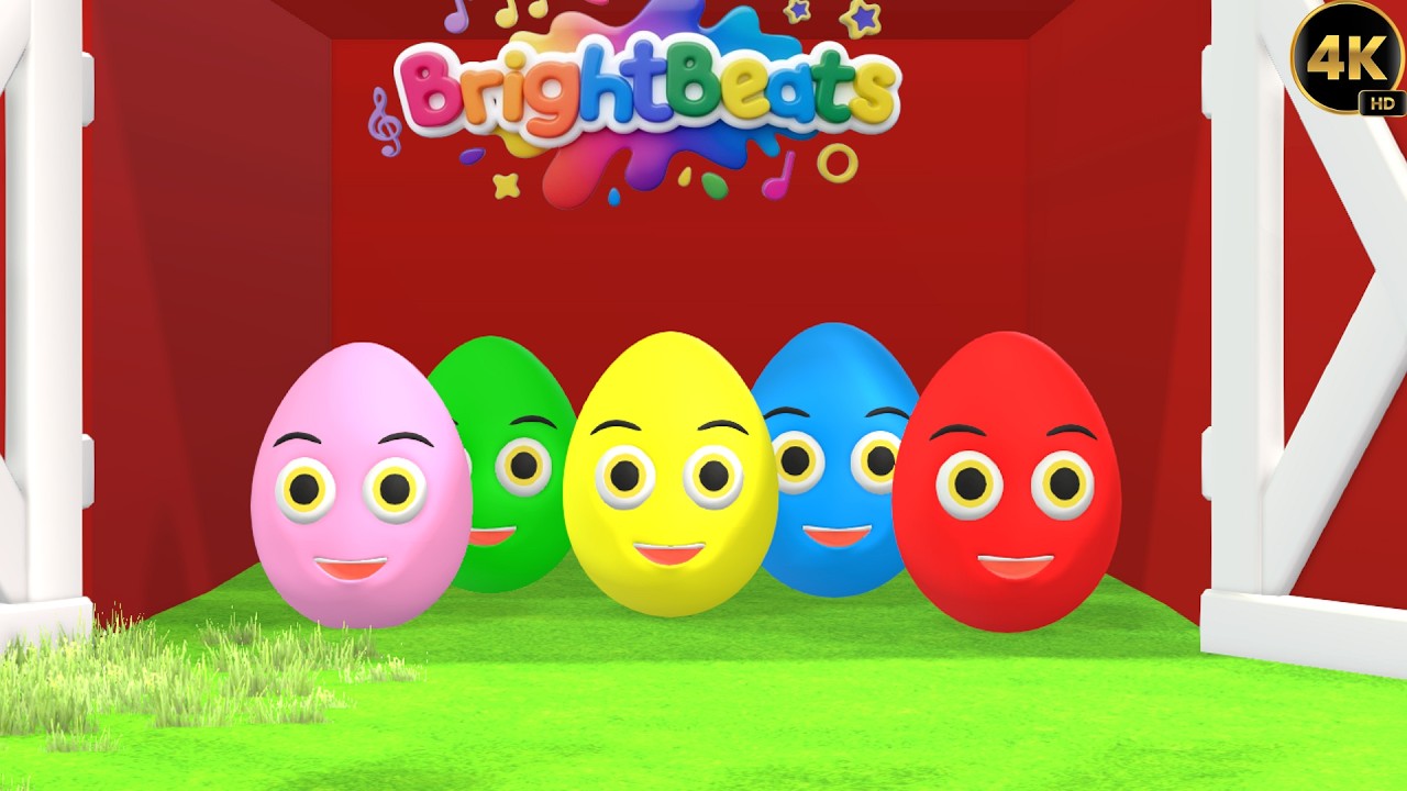 🥚🌈 Ovo Colorido | Canção para Aprender as Cores | Cantigas Infantis Divertidas 🎶