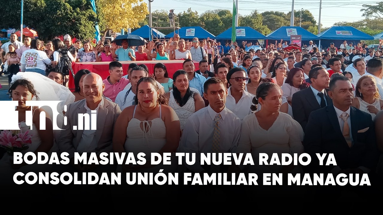 ¡Ya tu boda 2026! Amor sin límites de edad protagoniza bodas masivas en Managua