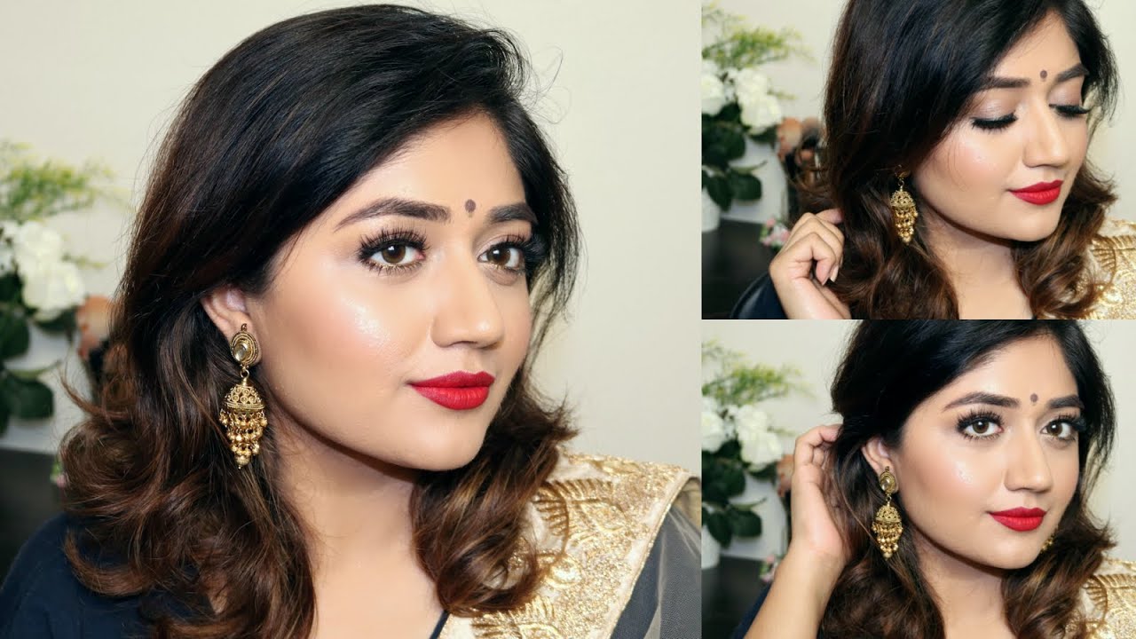 Indian Festive Makeup Tutorial : Red Lips | corallista