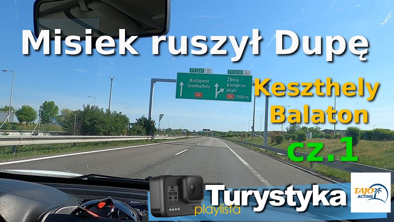 ...na Węgry czyli Kesztehly i Balaton. Ładne miasteczko zachwyca Opel Combo Maxi vanlive mini camper