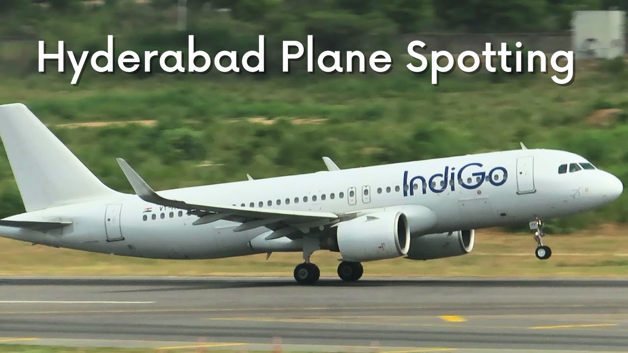 Relaxing Plane Spotting at Hyderabad Airport