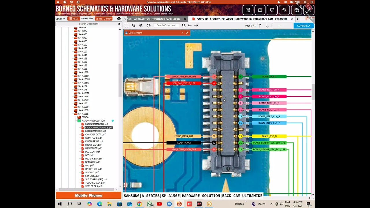 Samsung A15 5G Mother board Schematics | Samsung A15 5 G Mother Board Borneo Schematic | ✅✅👍👍📱📱❤️ ok