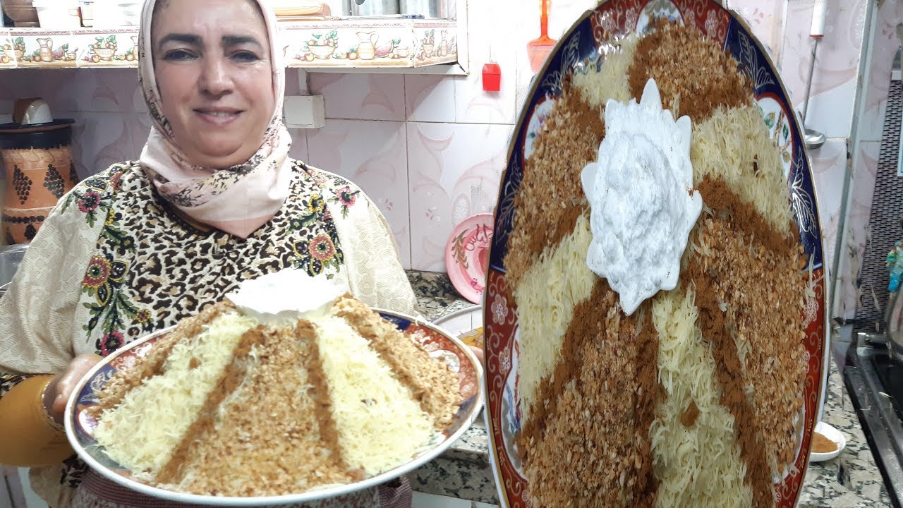 السفة بالحليب على طريقة مي المزابية طريقة سهلة كتجي رطبة بحال الزبدة
